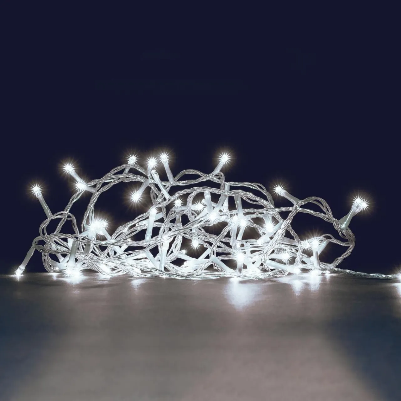 BLACHERE Guirlande lumineuse réalité augmentée 12 m 200 LED câble transparent Blanc froid