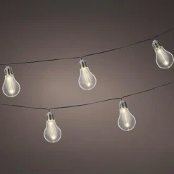 KAEMINGK Guirlande lumineuse solaire 10 LED (4,5 m) Guinguette clignotante Blanc chaud Online