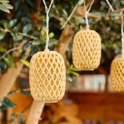 #N/A Guirlande lumineuse solaire 4,5 m 10 LED (H28 cm) Balista Naturel Beige Best