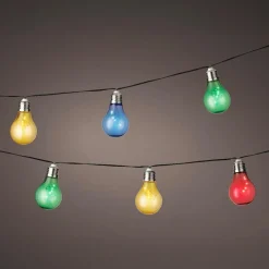 #N/A Guirlande lumineuse solaire 50 LED (4,5 m) Guinguette clignotante Multicolore Best