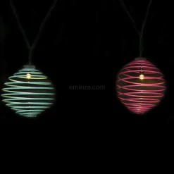 #N/A Guirlande lumineuse solaire 2,7 m 10 LED Rainbow Multicolore Discount