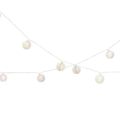 KAEMINGK Guirlande lumineuse sur piles 2,25 m 10 LED Lanterne papier magnetique Blanc chaud Online