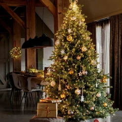KAEMINGK Guirlande rideau pour sapin H1,80 m 408 Micro LED câble argent Blanc chaud Blanc Chaud - câble argent Online