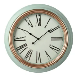 #N/A Horloge murale (D61 cm) Cornouailles menthe Vert Clearance