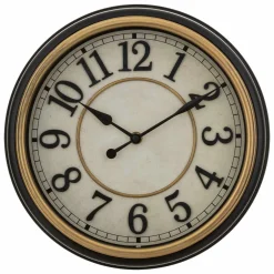 ATMOSPHERA Horloge murale (D29 cm) Nell Marron Discount