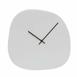 EMINZA Horloge murale en bois (D45 cm) Bélem Blanc Clearance