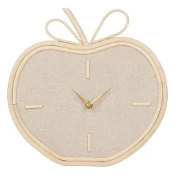OSTARIA Horloge murale rotin (30 cm) Pomme Beige Best