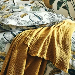 TRADILINGE Housse de couette coton lavé (200 x 200 cm) Toco e Vert Outlet