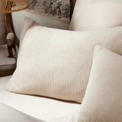 EMINZA Housse de couette coton nid d'abeille (280 x 240 cm) Eva Beige Clearance
