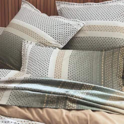 TRADILINGE Housse de couette coton (260 x 240 cm) Niagara Vert kaki New