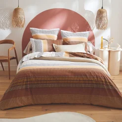 TRADILINGE Housse de couette coton (240 x 220 cm) Niagara châtaigne Marron Outlet