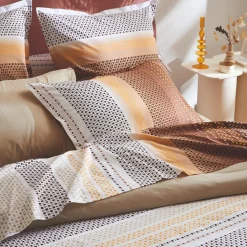 TRADILINGE Housse de couette coton (240 x 220 cm) Niagara châtaigne Marron Outlet