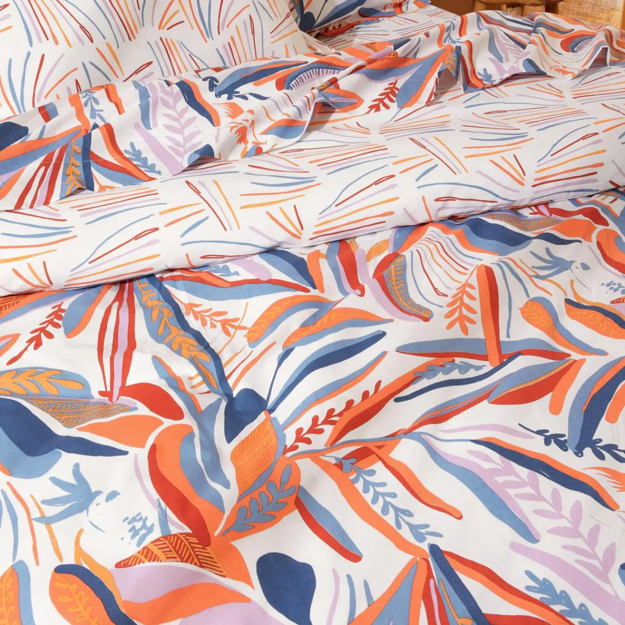 TRADILINGE Housse de couette coton (200 x 200 cm) Perroquet Salsa Multicolore Sale
