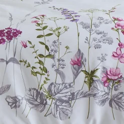TRADI LINGE Housse de couette coton (260 x 240 cm) Pretty he Blanc Sale