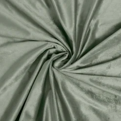 douceur d'intu017drieur Housse de couette et deux taies d'oreiller velours (240 x 220 cm) Velina cèdre Vert Discount