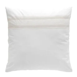 douceur d'intu017drieur Housse de couette et deux taies coton (240 x 220 cm) Opéra he Blanc Hot
