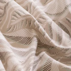 ATMOSPHERA Housse de couette et deux taies coton (240 x 220 cm) Nalh Beige New
