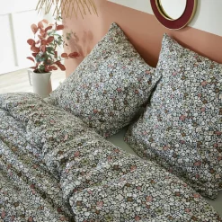 L'EFFET PAPILLON Housse de couette et deux taies coton (200 x 200 cm) Malia Multicolore Outlet