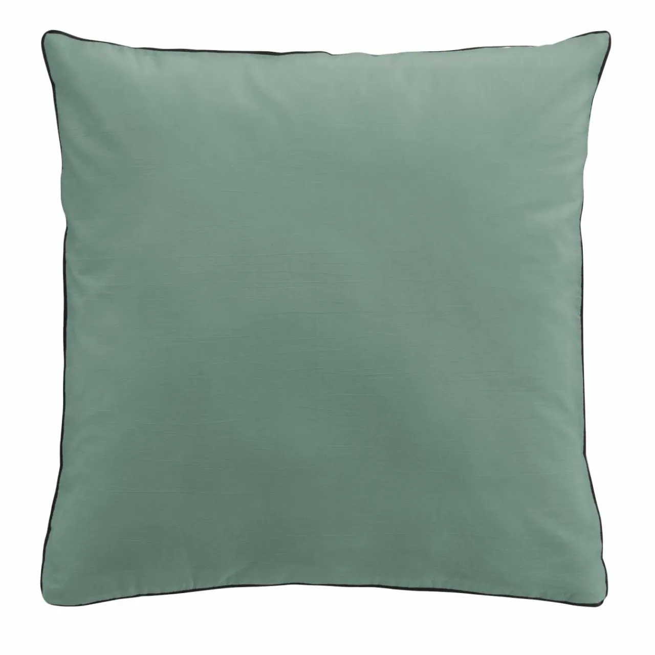 DOUCEUR D'INTERIEUR Housse de couette et deux taies coton lavé (260 x 240 cm) Linette Vert sauge Best