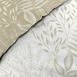 DOUCEUR D'INTERIEUR Housse de couette et deux taies coton (260 x 240 cm) Cassia Beige Outlet