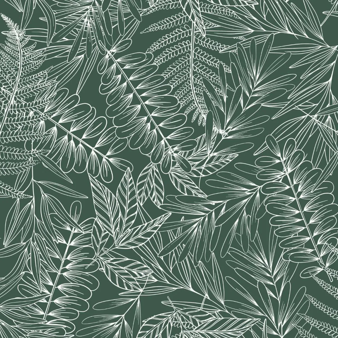 ATMOSPHERA Housse de couette et deux taies coton (260 x 240 cm) Tropik e Vert New