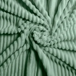 douceur d'intu017drieur Housse de couette et deux taies d'oreiller flanelle (240 x 220 cm) Veloutea cédre Vert Best