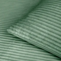 douceur d'intu017drieur Housse de couette et deux taies d'oreiller flanelle (240 x 220 cm) Veloutea cédre Vert Best