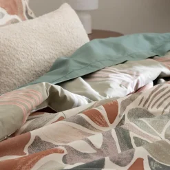 Atmosphera, cru017dateur d'intu017drieur Housse de couette et deux taies coton (240 x 220 cm) Alvaro Multicolore Online