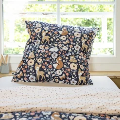 L'EFFET PAPILLON Housse de couette et deux taies enfant coton (200 x 200 cm) Forêt enchantée Multicolore Sale