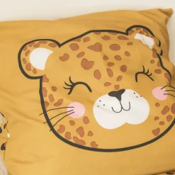 l'Effet Papillon Housse de couette et deux taies enfant coton (200 x 200 cm) Lola Caramel New