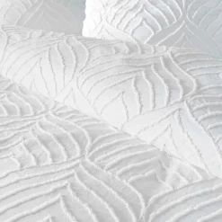 douceur d'intu017drieur Housse de couette et une taie d'oreiller microfibre (140 x 200 cm) Heltie Blanc