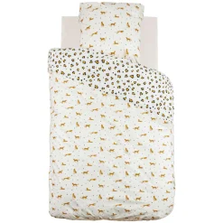 Atmosphera cru017dateur d'intu017drieur for kids Housse de couette et une taie enfant coton (140 x 200 cm) Léopard Multicolore New