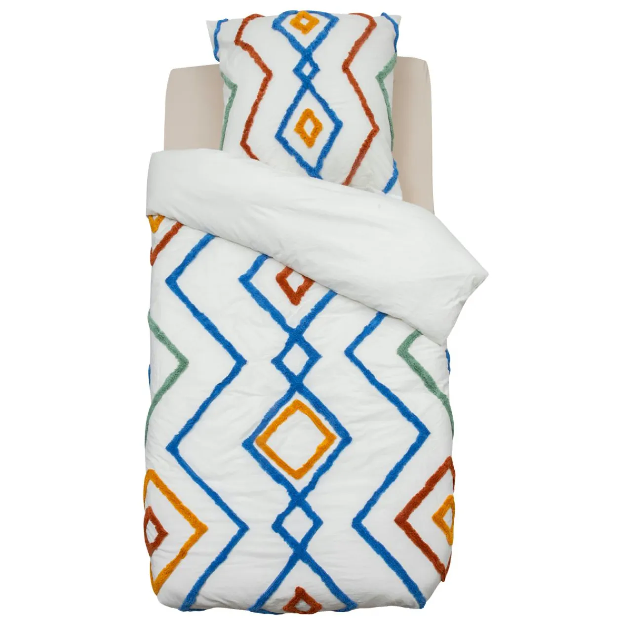 Atmosphera cru017dateur d'intu017drieur for kids Housse de couette et une taie enfant coton (140 x 200 cm) Marrakech Multicolore Clearance