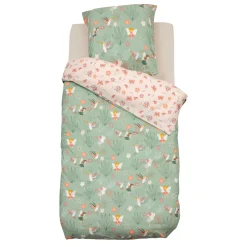 Atmosphera cru017dateur d'intu017drieur for kids Housse de couette et une taie enfant coton (140 x 200 cm) Fée Multicolore Outlet