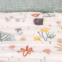 L'EFFET PAPILLON Housse de couette et une taie enfant coton (140 x 200 cm) Polisson Multicolore Sale