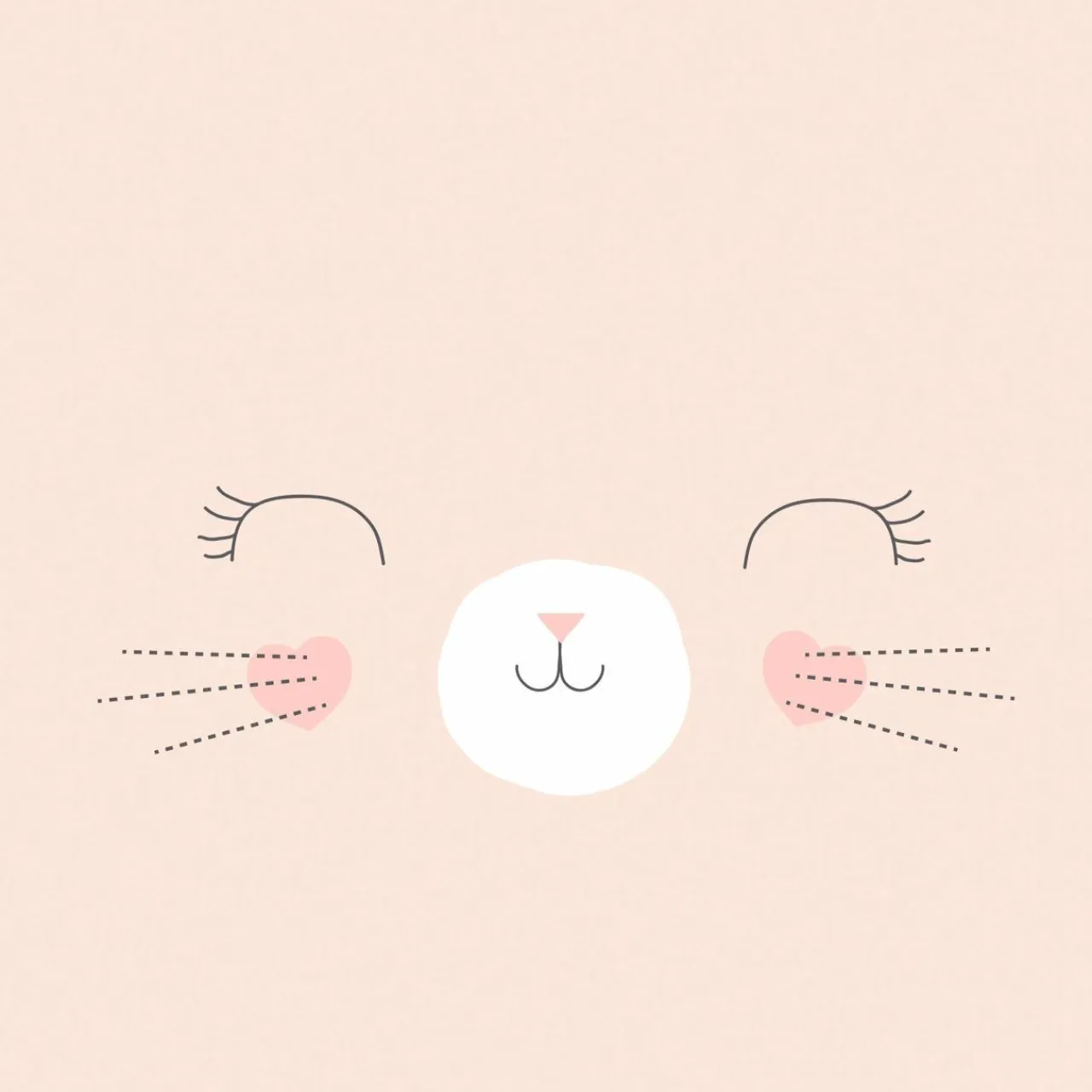 Atmosphera createur d'interieur for kids Housse de couette et une taie enfant coton (140 x 200 cm) Chat Rose Online