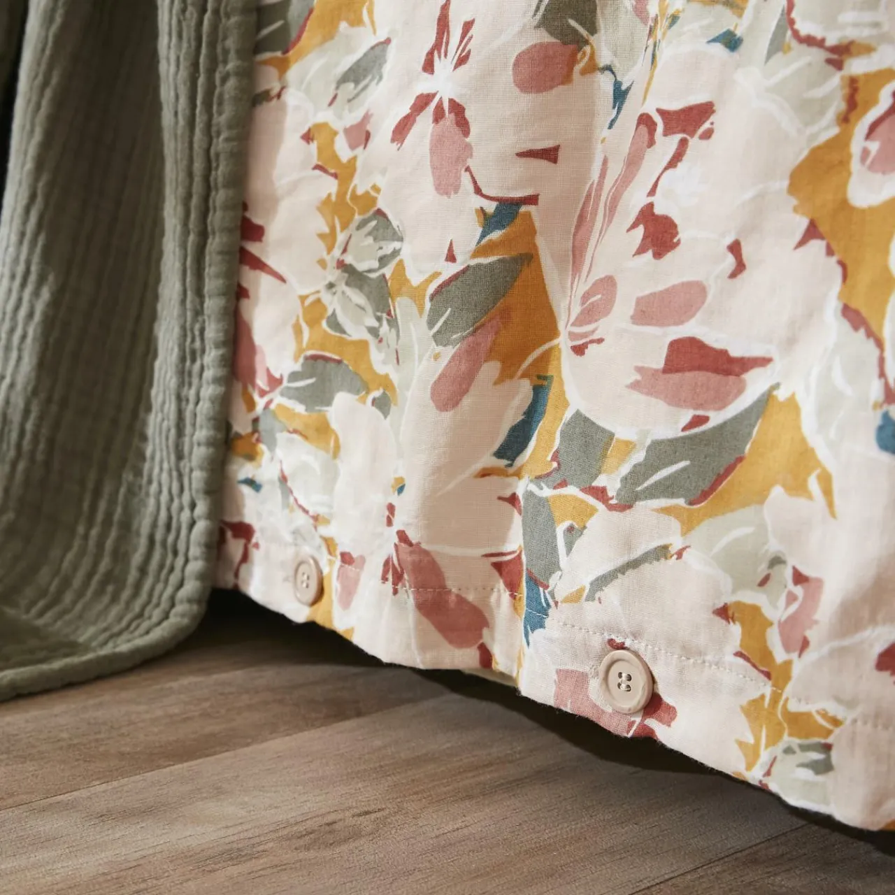 EMINZA Housse de couette gaze de coton (200 x 200 cm) April Multicolore Hot