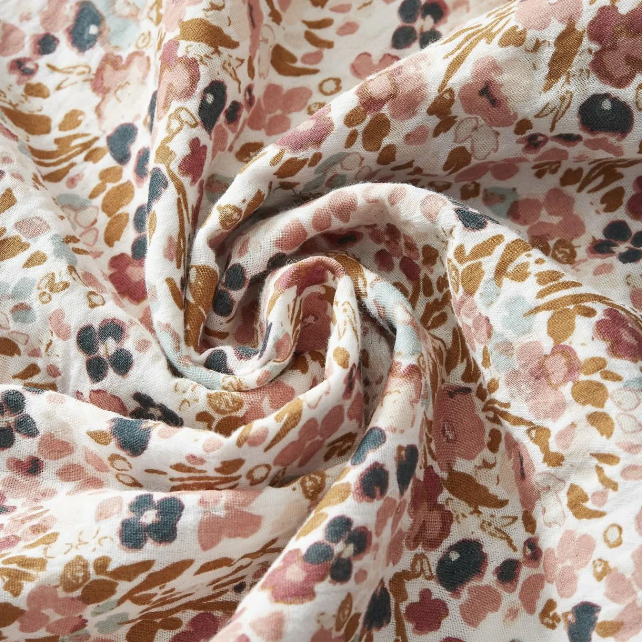 EMINZA Housse de couette gaze de coton (260 x 240) Constance pampa Beige Sale