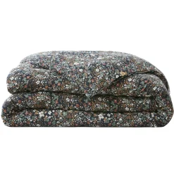 EMINZA Housse de couette gaze de coton (240 x 220 cm) Constance Bleu nuit Discount