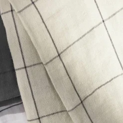 EMINZA Housse de couette gaze de coton (260 x 240 cm) Gaïa Match pampa Beige Outlet