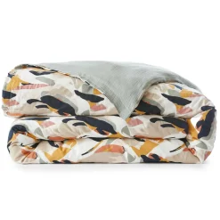 EMINZA Housse de couette gaze de coton (200 x 200 cm) Mathilda Multicolore Best
