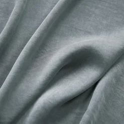 EMINZA Housse de couette lyocell Tencel™ lavé (280 x 240 cm) Olivia stone Bleu Clearance