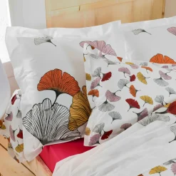 TRADILINGE Housse de couette percale de coton (300 x 240 cm) Ginkgo Multicolore Online
