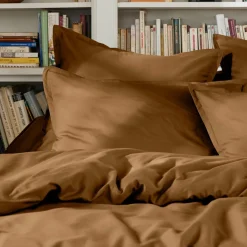 EMINZA Housse de couette percale de coton (140 x 200 cm) Cali Camel Best