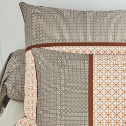 TRADILINGE Housse de couette percale de coton (240 x 220 cm) Gabin Multicolore Sale