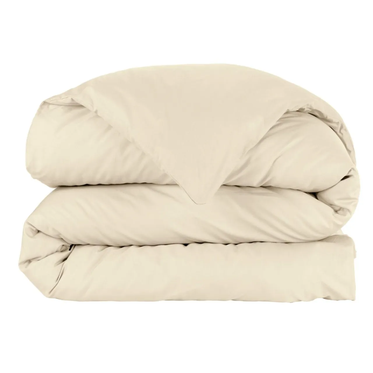 EMINZA Housse de couette percale de coton (260 x 240 cm) Cali Beige New