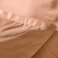 EMINZA Housse de couette percale de coton (260 x 240 cm) Cali Rose Pêche Online