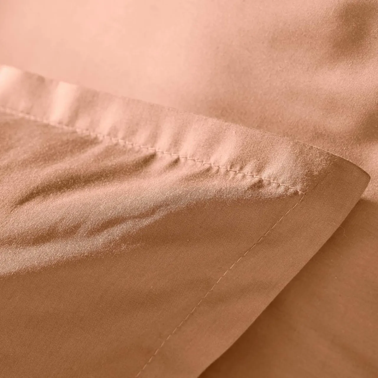 EMINZA Housse de couette percale de coton (260 x 240 cm) Cali Rose Pêche Online