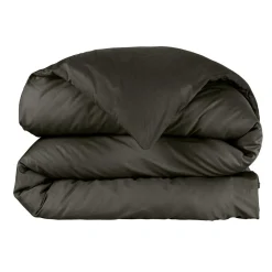 EMINZA Housse de couette percale de coton (240 x 220 cm) Cali e Noir Clearance