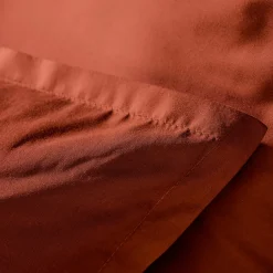 EMINZA Housse de couette percale de coton (200 x 200 cm) Cali Terracotta Hot